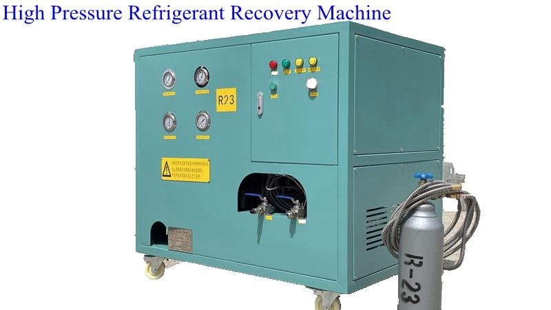 R23 R13 refrigerant recovery machine chiller maintenance high pressure recovery unit SF6 recovery charging station