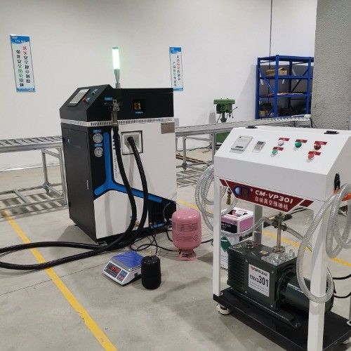 R290 Refrigerant Recharging System with Precise 0.1g Resolution