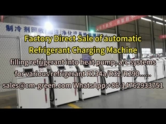 Industria de la bomba de calor R32 R290 Siemens PLC Máquina automática de carga de refrigerante CM8600